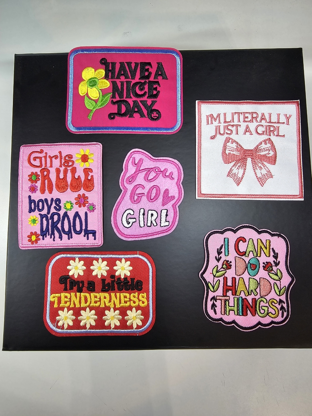 Embroidered Iron-On Patch Set (13 Total)